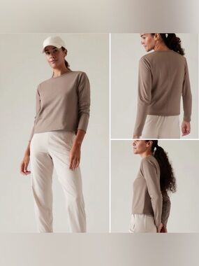 Athleta Women’s Essential Top Taupe Brown M